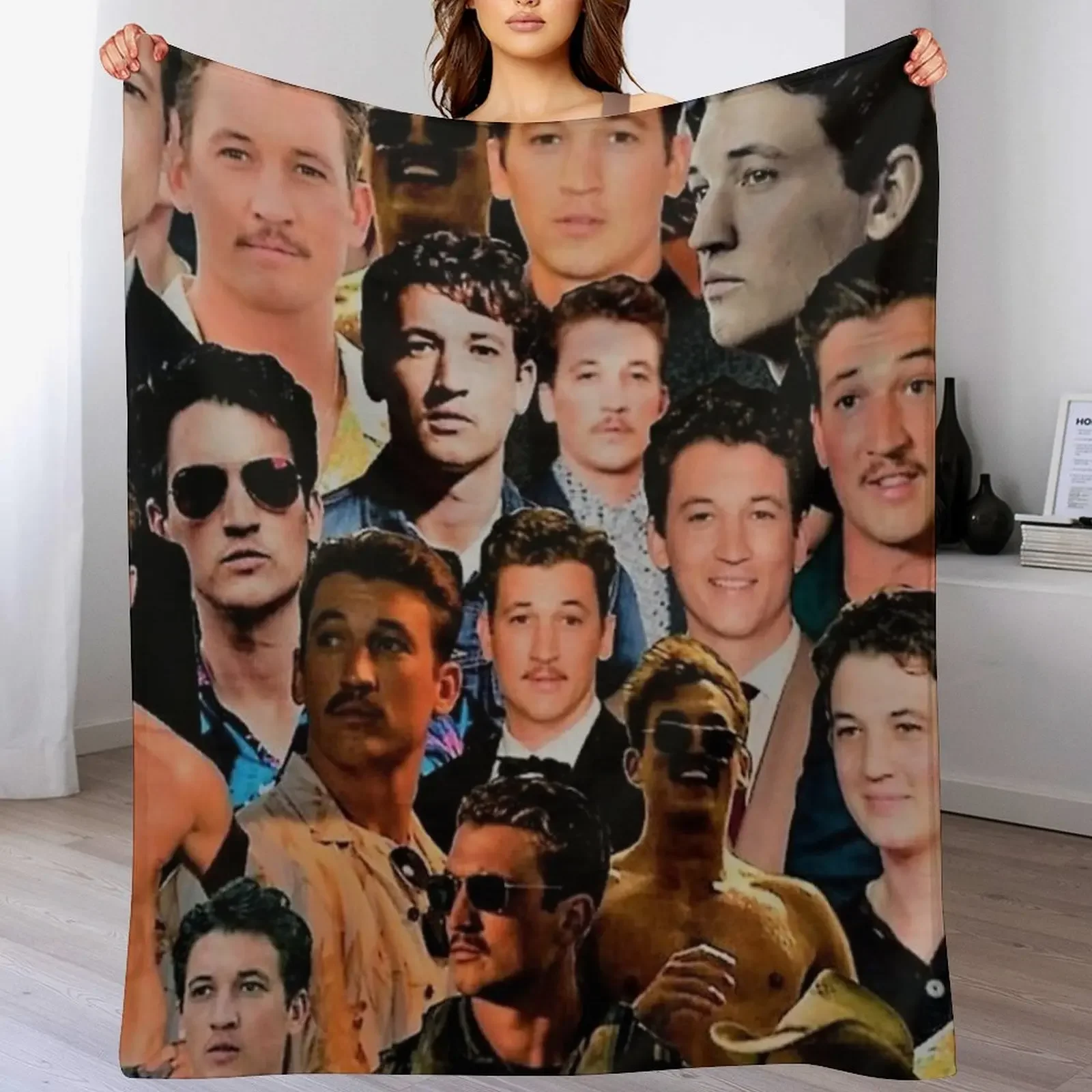 

Miles aesthetic college Throw Blanket Warm Extra Large Throw Plaid christmas decoration Blankets