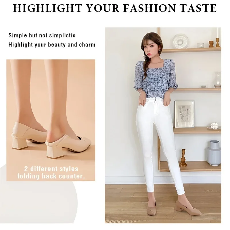 Bequemes, lässiges Damenleder