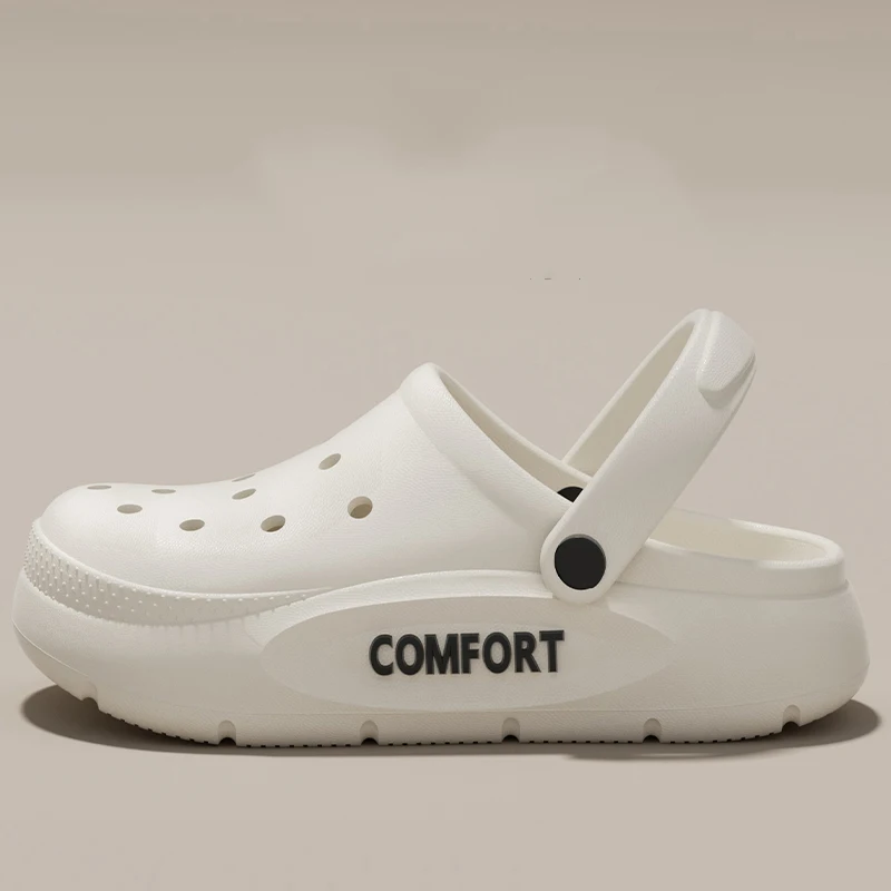 Dames Heren Slippers Zomer Antislip Paar Holle Bedekte Teen Binnen Buiten Casual Dikke Bodem Sandalen voor Thuis Volwassenen