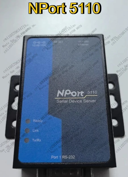 

Accessories NPort 5110 Serial Server 1 Port RS232 Support 10/100M 12-48V Power Supply Maximum 200mA Current