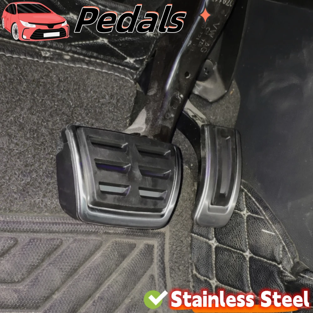 LHD Sport Pedals for Audi A4 B8 A6 A7 A8 S4 RS4 A5 S5 RS5 8T Q5 SQ5 8R Pedal Cover Fuel Brake Footrest Pads Auto Accessories