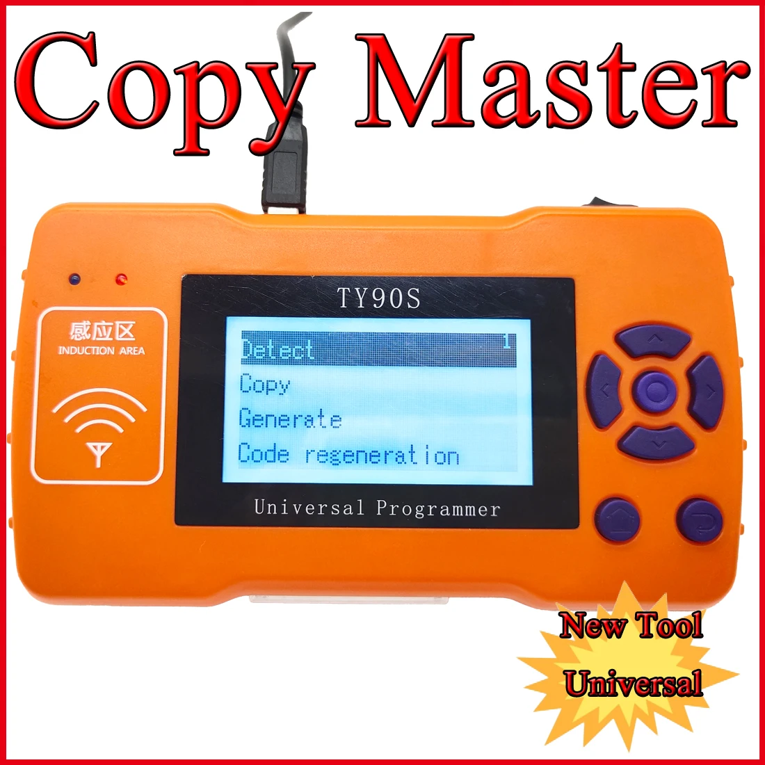 TY90S Remote Copy Master Universal Remote Control Programmer Digital Counter Frequency Tester DataRC Cloner for Locksmith Tool