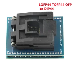 Top Quality Qfp44 Tqfp44 Lqfp44 to dip40 adapter ic programmer tqfp44 to dip40 ic socket tqfp44 adapter socked for TL866II