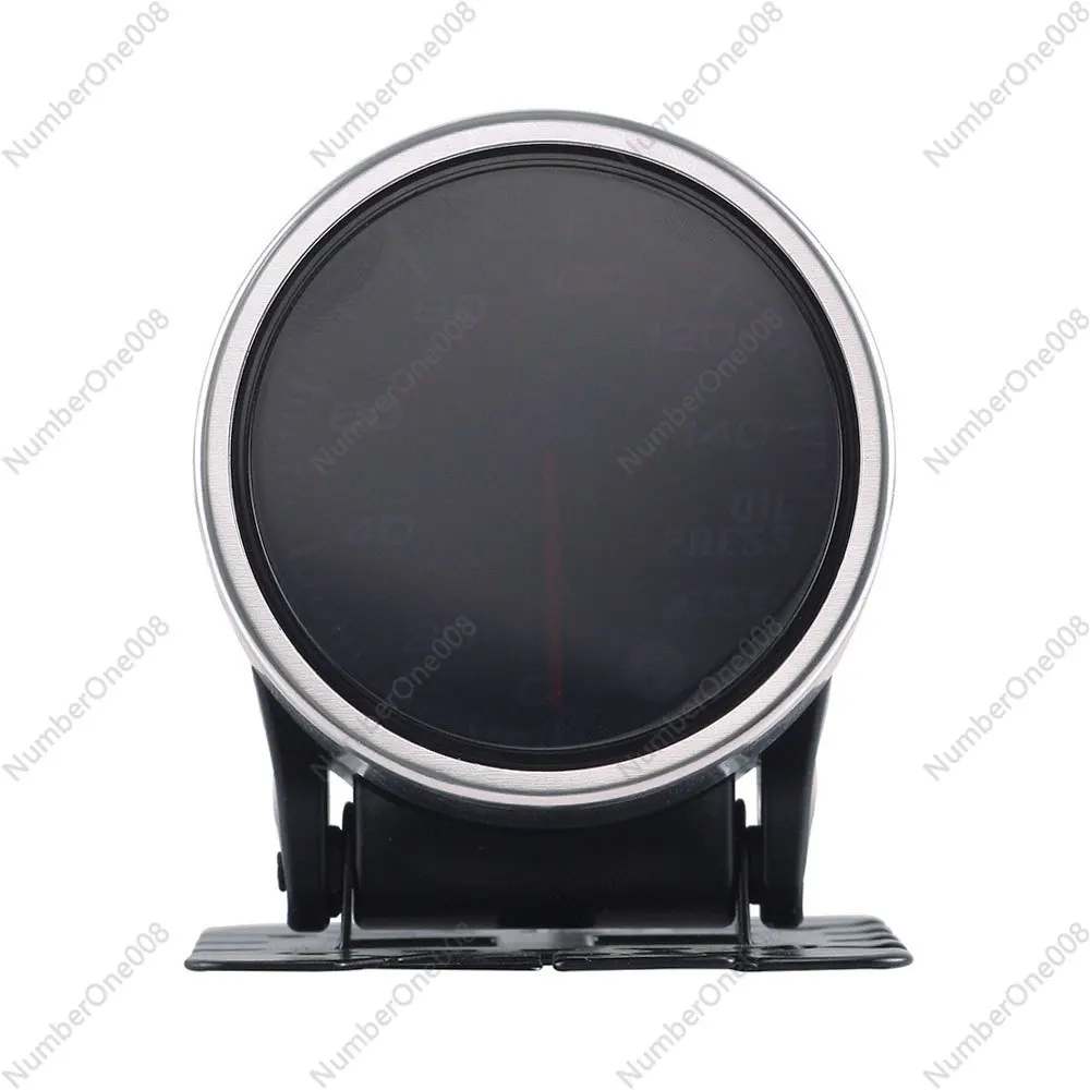 2.5 بوصة ضوء أحمر أبيض مقياس تلقائي الجهد درجة حرارة الماء درجة حرارة الزيت ضغط الزيت توربو مع جهاز استشعار يجب أن يكون لعشاق السيارات #4