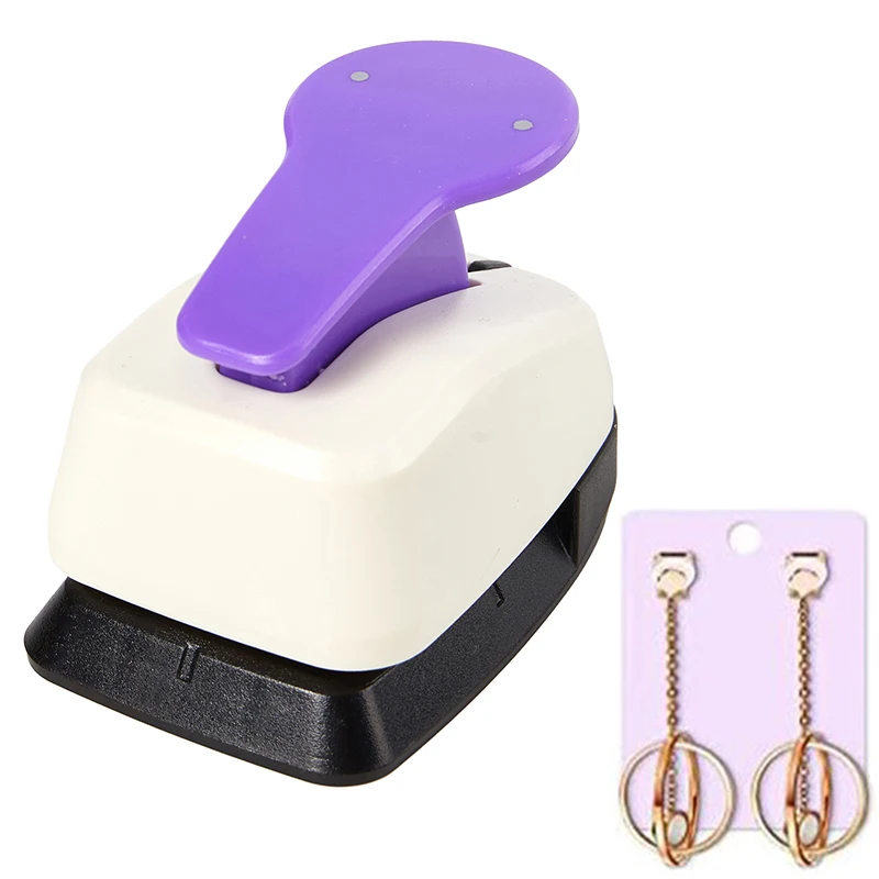 Scrapbooking Paper Punch Earring Card Hole Puncher DIY Children\'s Hole Punch Punches Tool for School Office Ring Binder Paper