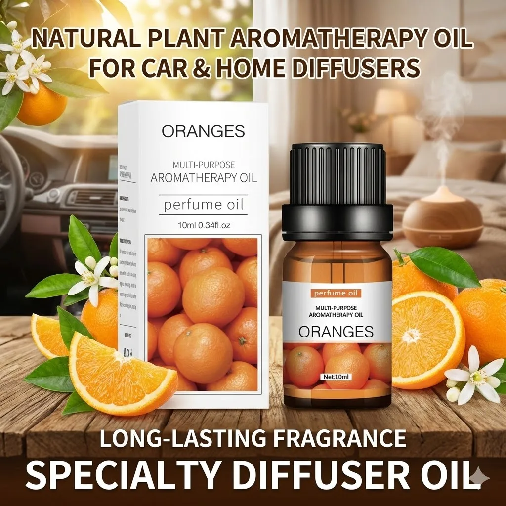 10ml Pure Natural Plant Essential Oil Aromatherapy Oil for Bedroom Bathroom Car Air Freshener Fragrance Oil Aromatic Oil - view 2
