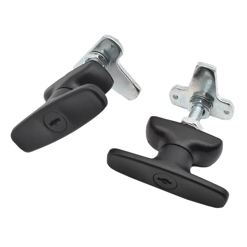 T-style Power Control Cabinet Knob Lock Mailbox Switch Box Industry Intelligent Distribution Case Door Handle Hardware