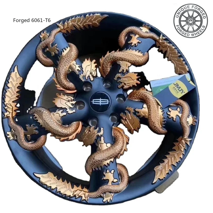 

High Quality Fashion Design Forged Wheel Hubs 17 19 20 21 22 Inch Aluminum Alloy Wheels Dragon Spokes