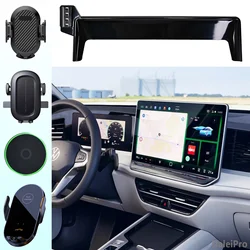 For Volkswagen Passat Variant 2024 2025 Phone Holder Car Phone Wireless Charger Magnet Mount Car MagSafe for Passat Accessories