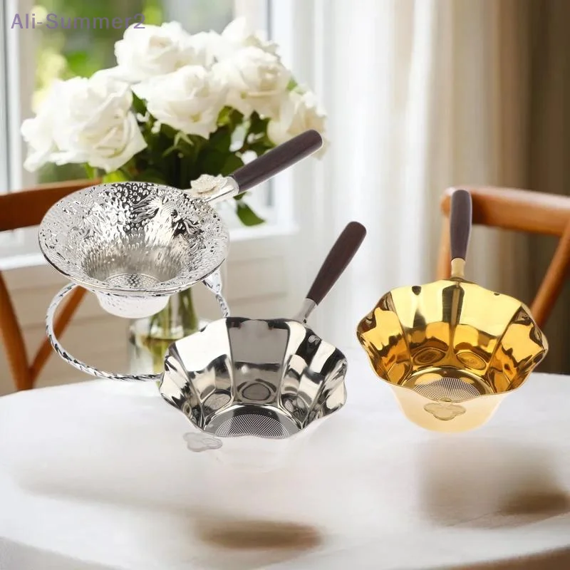 

{Summer2} Hammer Patterned Fish Tea Strainer Tea Accessories Metal Tea Filter Mesh Alloy Separator Kitchen Accessories