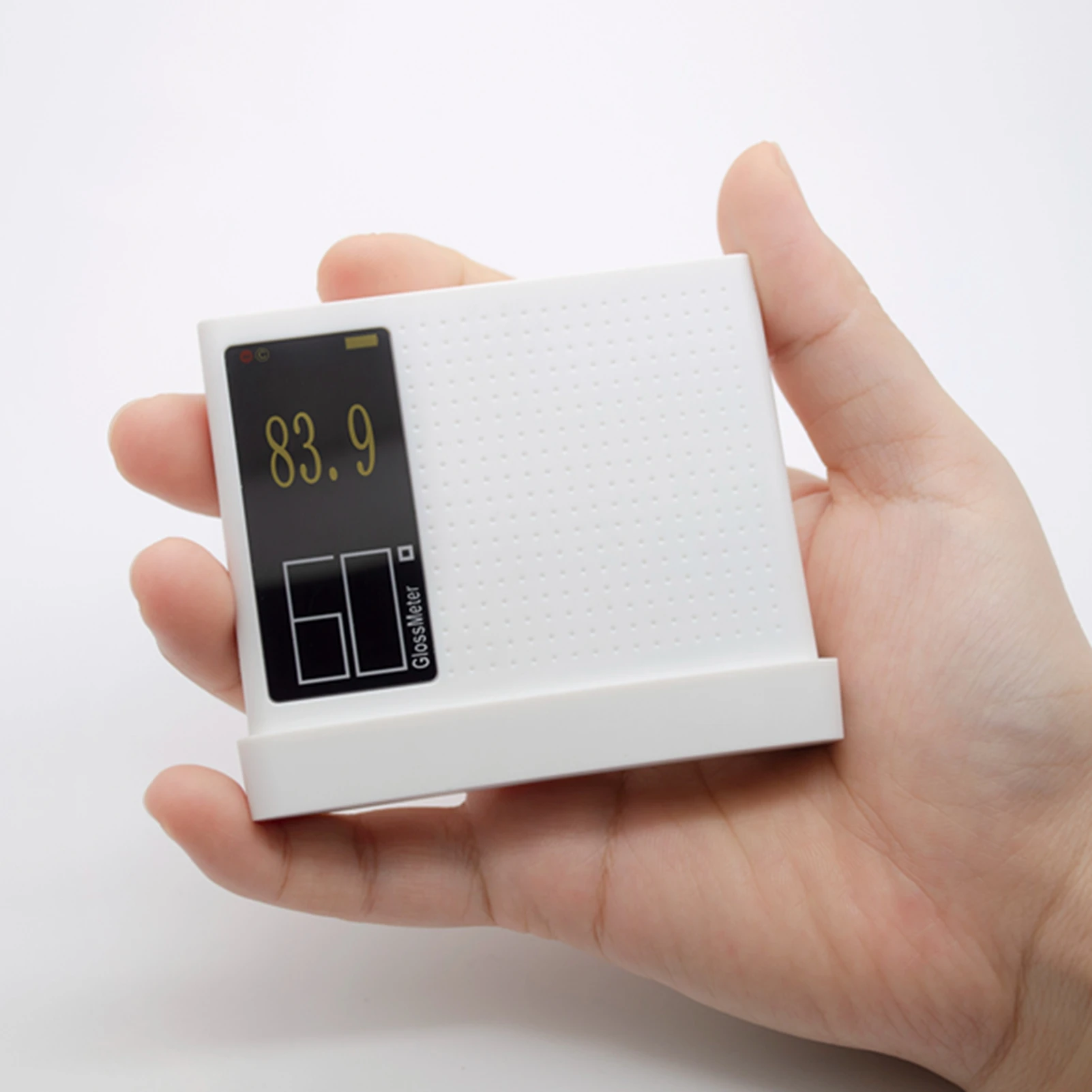 لمعان متر 60 °   مقياس اللمعان المحمول مع المعايرة الذاتية والقياس السريع والقياس المستمر لقياس السطح