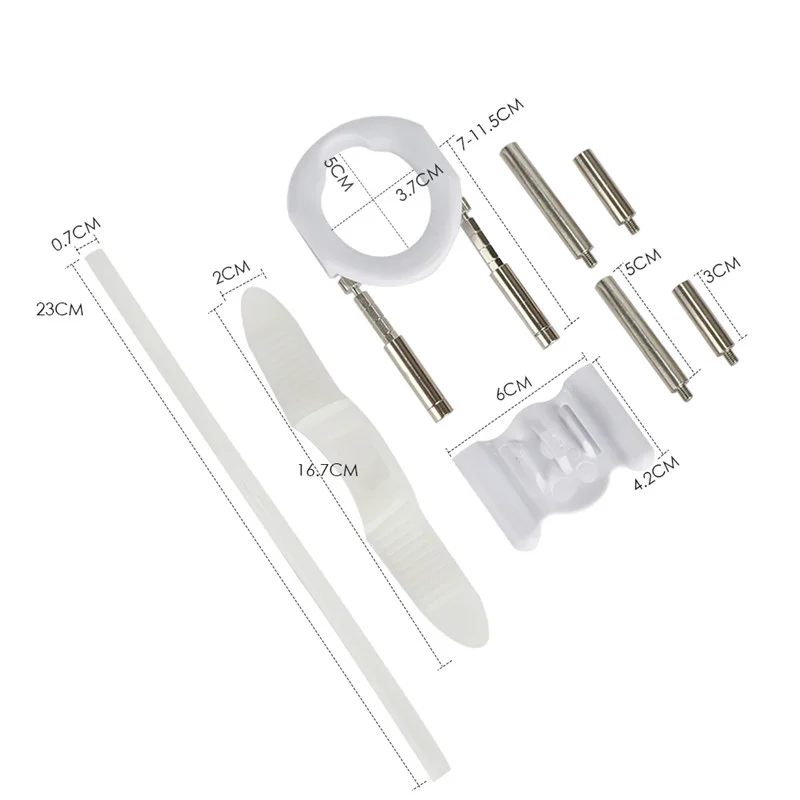 All accessories for Male Penis 3rd Extender enlargement device Metal Rods sleeves and all other parts