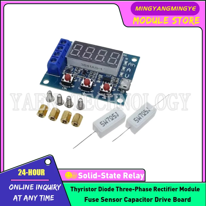 ZB2L3 Battery Capacity Tester External Load Discharge 1.2-12V Battery 18650 Equal Capacity Test  NEW ORIGINAL IN STOCK