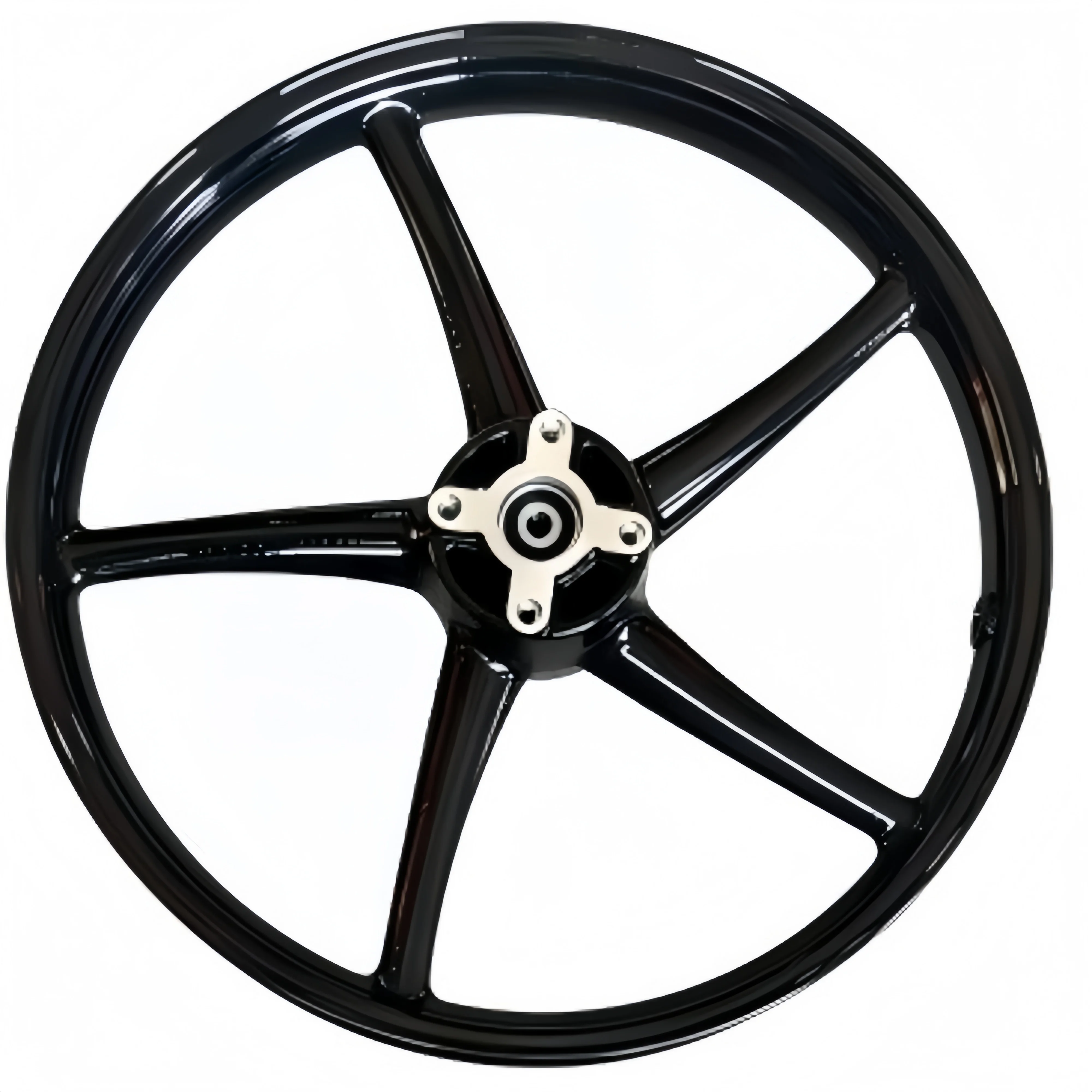 For 2025 Yamaha Y125‑ZR 17Inch 4‑Spoke Alloy Wheel Hub Drum‑Brake Rim Anti‑Corrosion Fine‑Craftsmanship Stable‑Riding Mod Parts