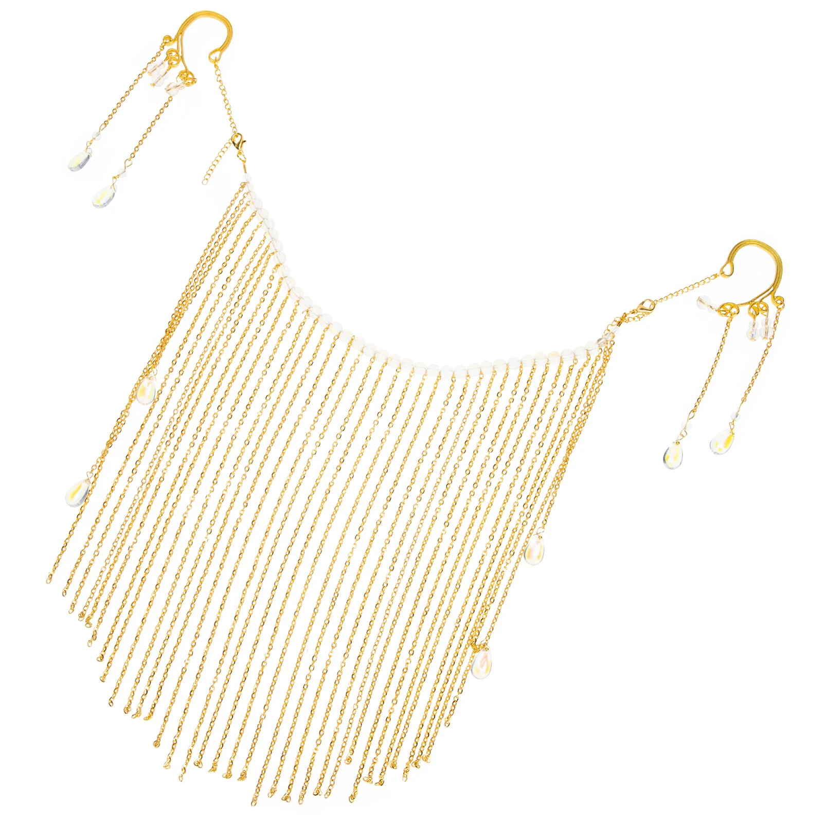 

Curtain Face Cover Chain Tassel Mask Fringe Jewelry Masquerade Alloy Hanfu Women Miss Facial