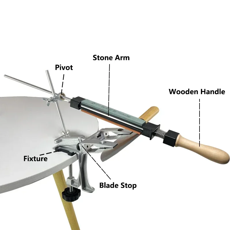 プロのナイフ研ぎ器,固定角度,研ぎ石,キッチン研ぎシステム,ダイヤモンド,研ぎ工具