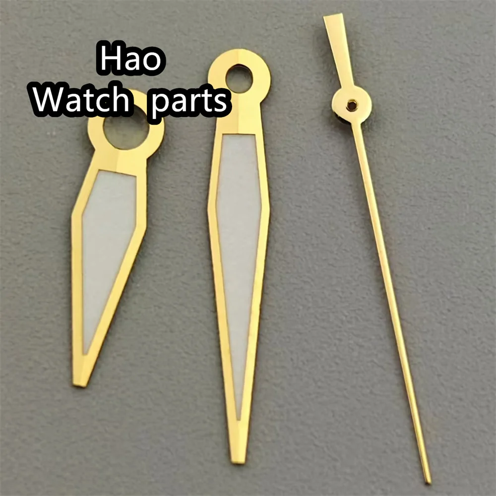 BLIGER Watch Hands Gold Rose Gold Green Hands C3 Green Luminous Fit NH35 NH36 Movement