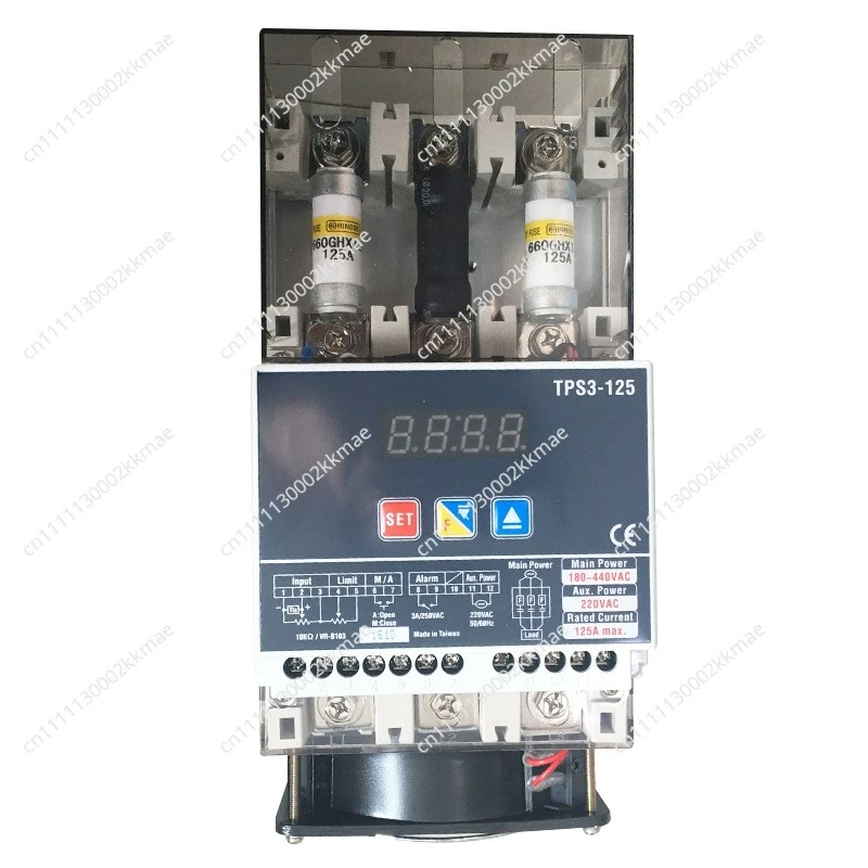 TPS3-125 Digital Power Regulator 125A Solid State Relay with Cooling Fan and Radiator Three Phases by Three Wires