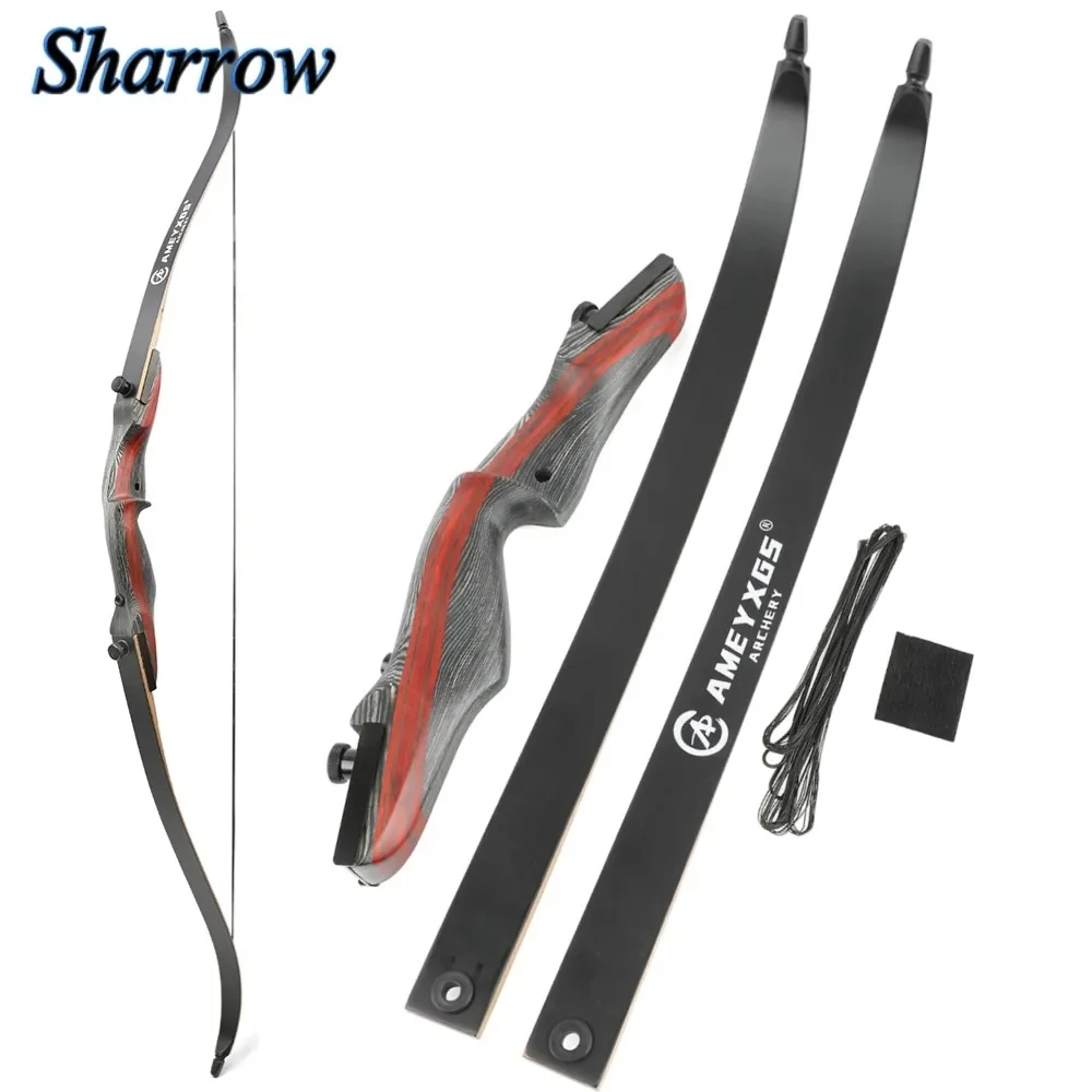 

62inch Archery Recurve Bow 20-50lbs Takedown Bow Wood Longbow Archery Hunting Bow Shooting High-strength Maple Handle slingshot