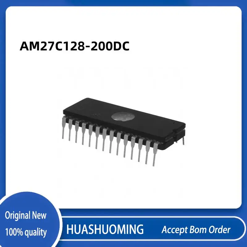 

10Pcs/Lot AM27C128 AM27C128-200DC AM27C128-200 AM27C128-2 27C128 CDIP-28