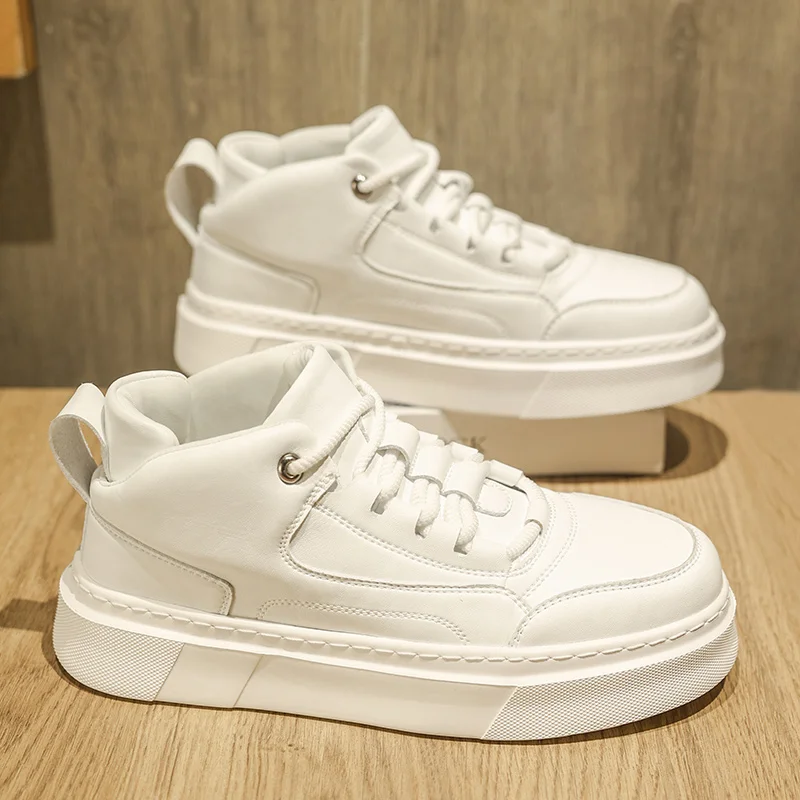 

Новые мужские осенние белые кроссовки 2025 года — дышащая повседневная обувь, стиль для пар, модные и бестселлеры