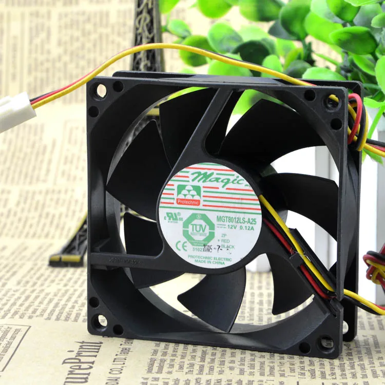 

PROTECHNIC MAQIC MGT8012LS-A25 12V 0.12A 8CM 8025 FAN