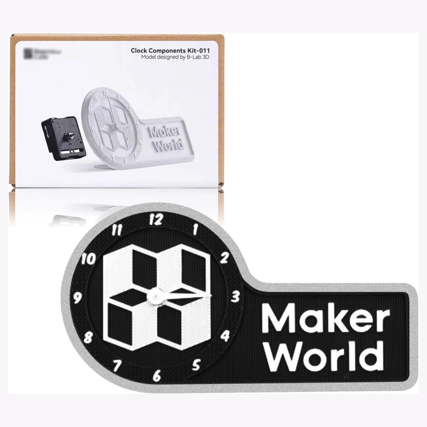 For Bambu Lab Makerworld MH011 3D Printing Clock Creative Model Components 3D Printer DIY Parts