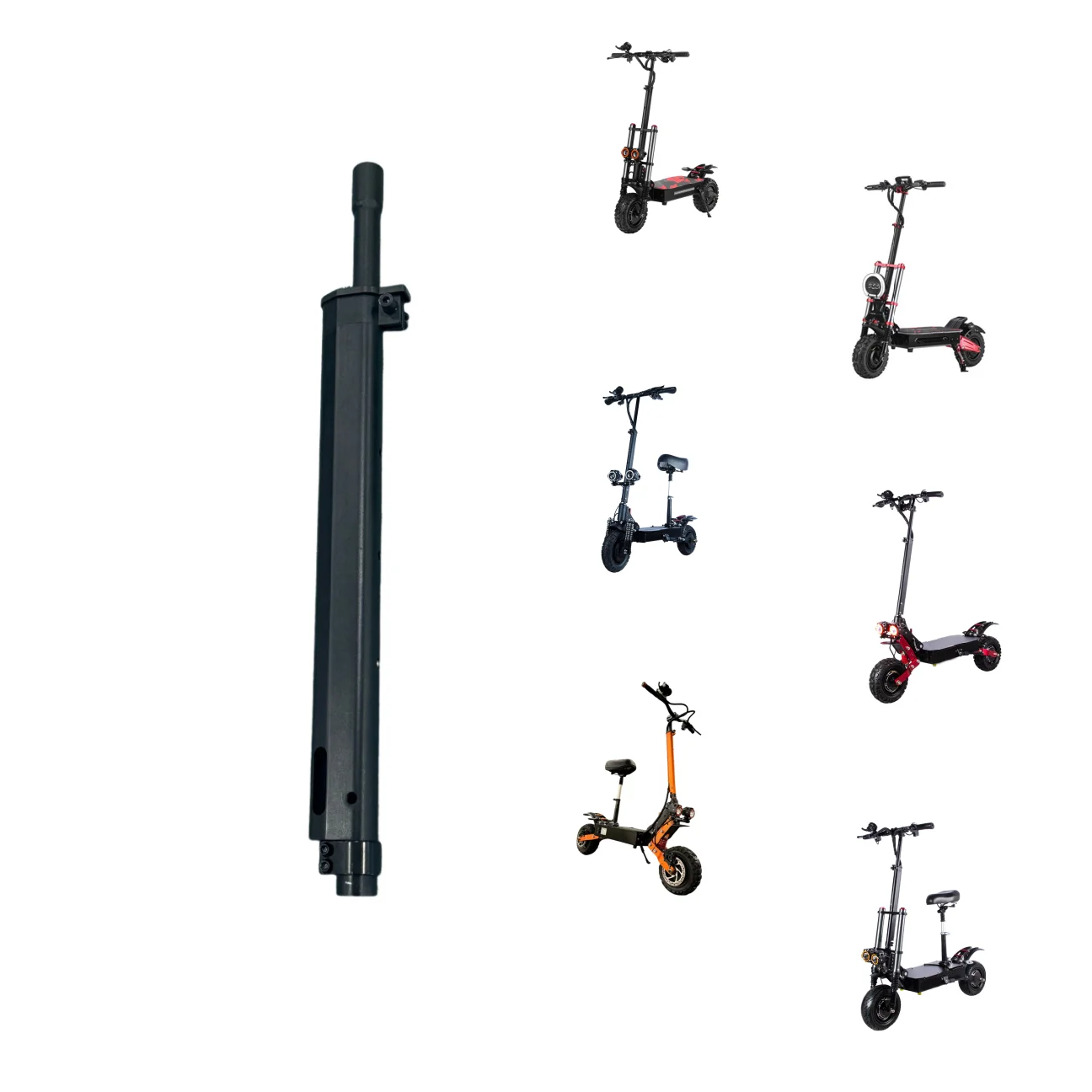 

10inch 11inch Electric Scooter Replacement Part Vertical Bar Adjustable Telescopic Pole for Boyueda S3 Toursor E5B Yume Scooter