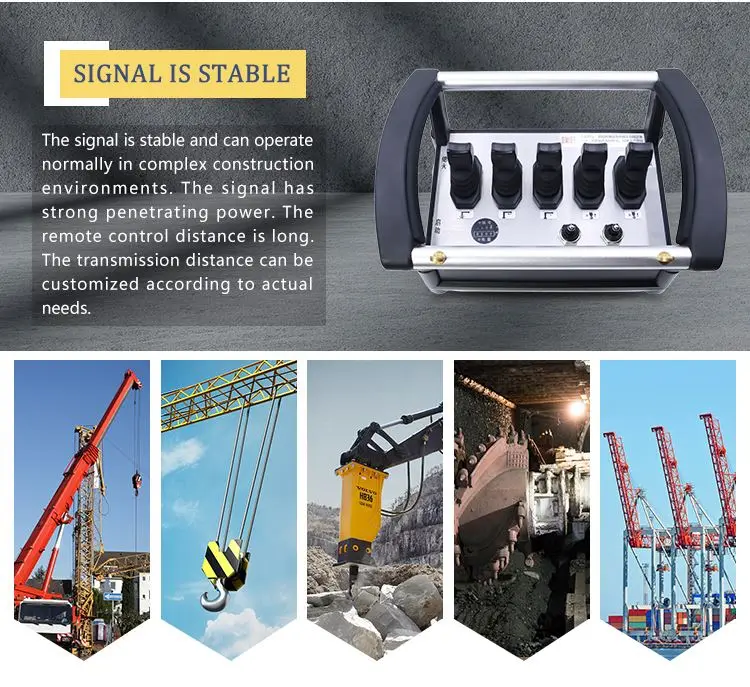 حار بيع شاحنة رافعة تحكم 7 عصا التحكم 8 عصا التحكم مخلب تحكم عن بعد رافعة عدة 12 فولت 24 فولت #5