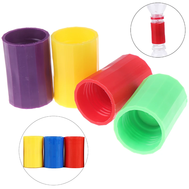 2Pcs Bottle Connectors Tornado Connector Tube Scientific Experiment And Test Toy Experiment Sensory