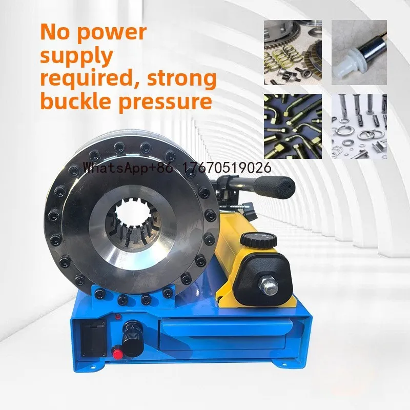 2026-Portable Manual Hydraulic Hose Crimper Tool for Hose Fitting, Punch Press Pipe End Forming Machine