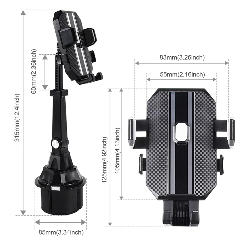 Car Mobile Phone Bracket Car Cup Holder Bracket For Mitsubishi Motors Asx Lancer 10 9 X Outlander Xl Pajero Sport 4 L200 Carisma