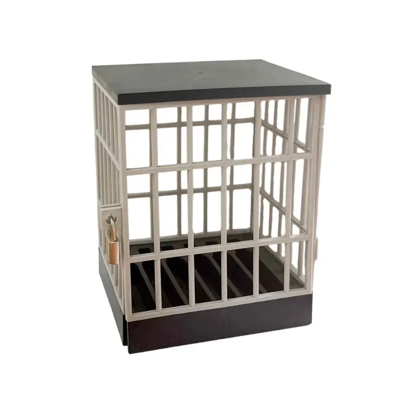 Mobile Phone Jail Cell Prison Lock Up Safe Smartphone Home Table Gadget Quality Storage Box Locking Cage Party Storage Wholesale