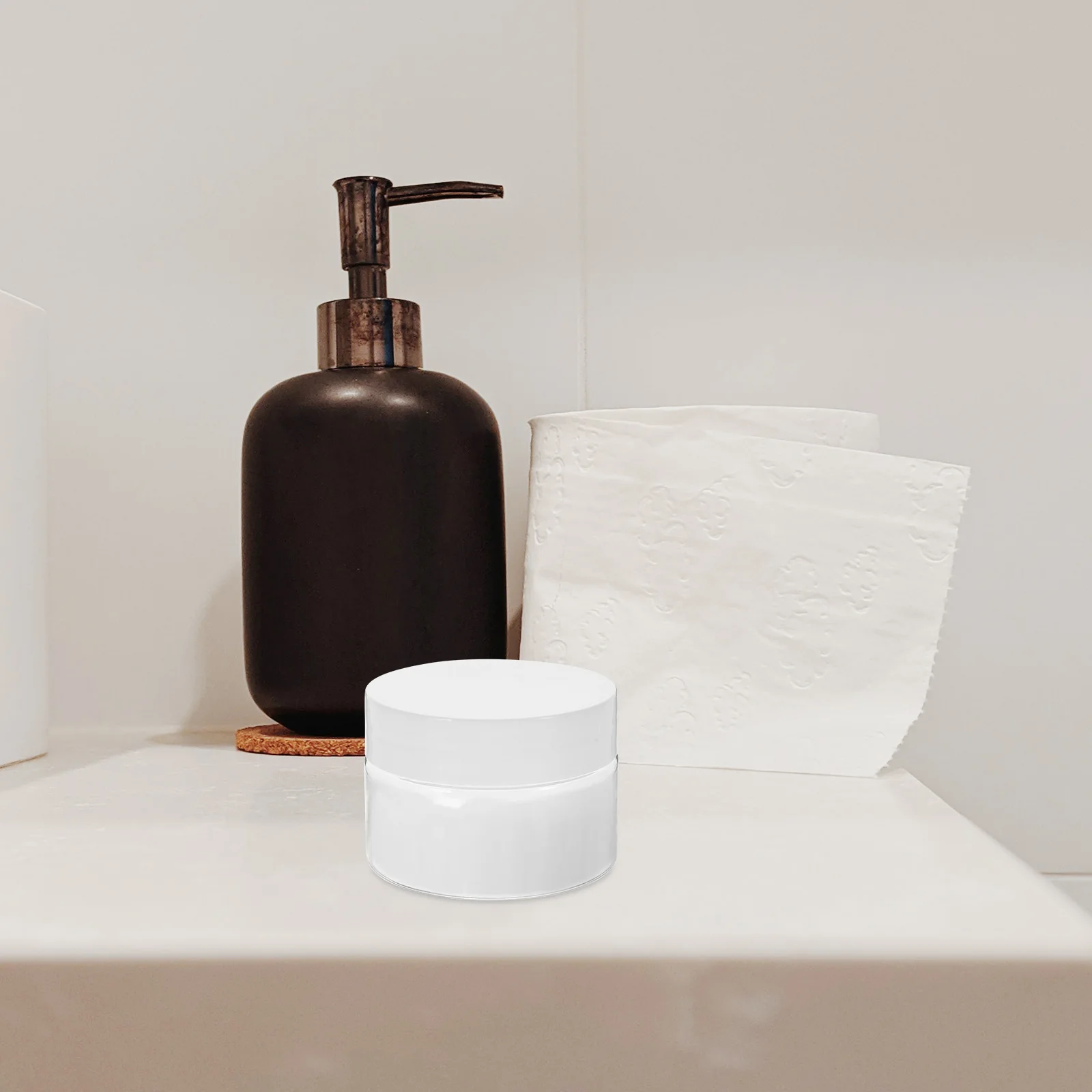 

6Pcs Empty Cream Jars 30g Transparent Wide Mouth Refillable Containers for Travel Use Cream Jar Containers with Lids