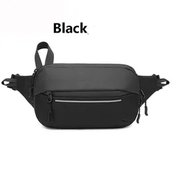 Shoulder Bag  Men Multifunction Expandable Waterproof Travel Crossbody Sling Bag Pack Messenger Pack Chest Bag For Male