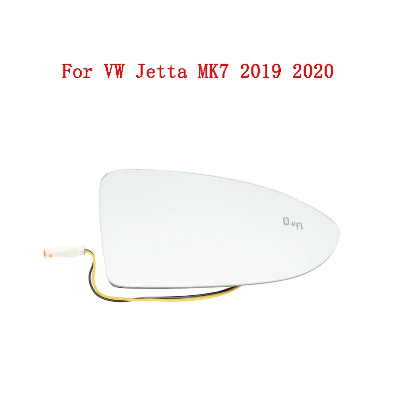 

Auto Heated Blind Spot Warning Wing Rear Mirror Glass USA Version For VW Jetta MK7 2019 2020