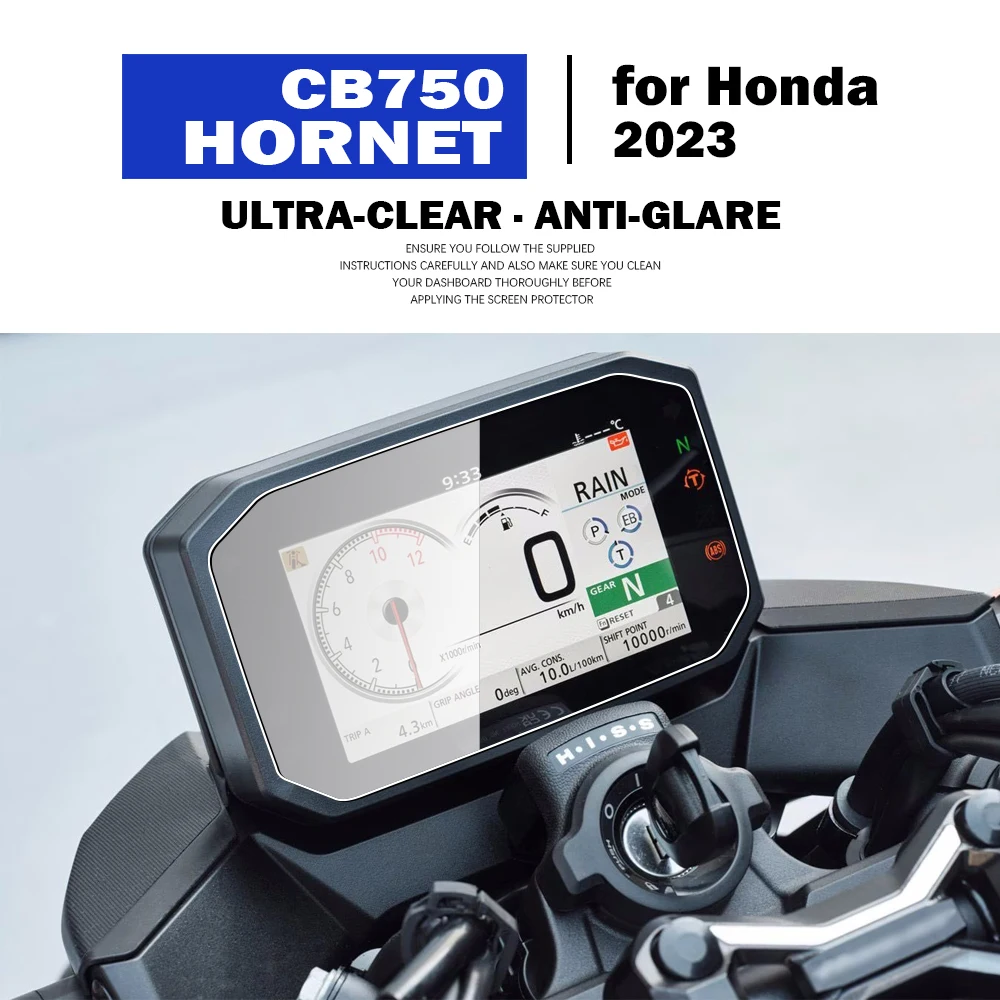 for Honda CB 750 2023 Screen Protector Scratch Protection Film 2023 CB750 Transalp Accessories Dashboard Screen Protector