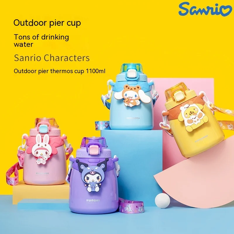 

2024 New Miniso Sanrio Product Insulation Cup Outdoor Dundun Big Belly Cute Insulation Cup Insulation Cup High Beauty Water Cup