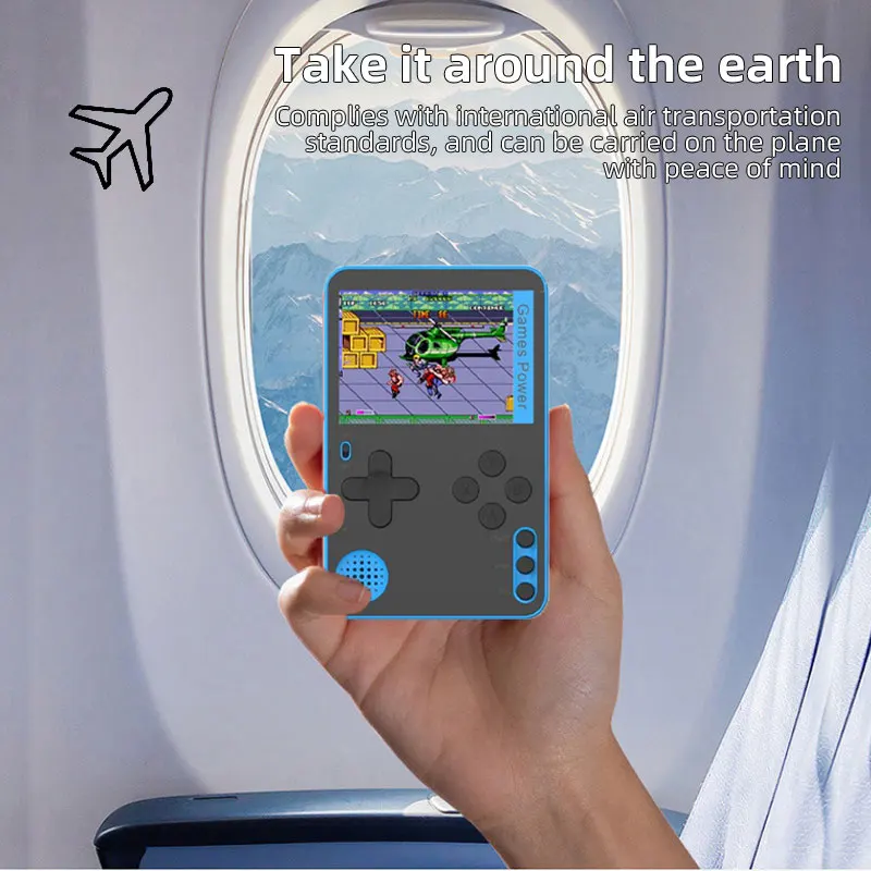 وحدة تحكم ألعاب محمولة K10 500 ألعاب كلاسيكية محمولة ريترو فيديو ألعاب صغيرة قابلة للشحن هدية عظيمة للأطفال والكبار #2