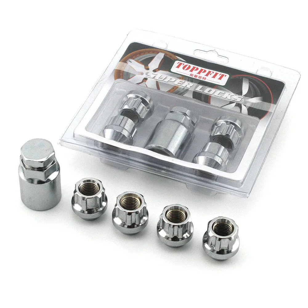 

M12x1.5 M12X1.25 Car Wheel Lock Lug Nuts Anti-Theft Locking Nuts For Toyota Nissan Mazda Honda Ford