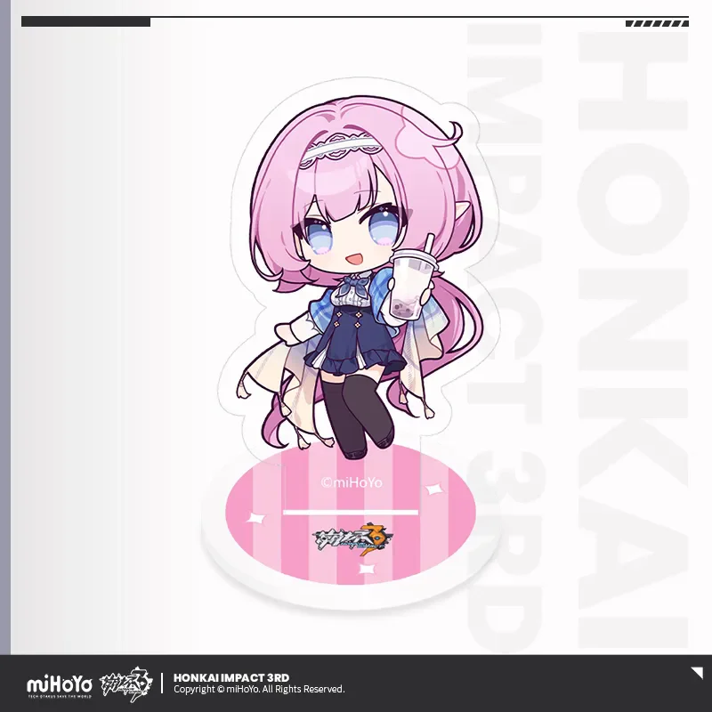 Elysia  Kiana Acrylic Stand Game Honkai Impact 3rd Official miHoYo Original Authentic MHXY Theme Series Q Version Acrylic Stand