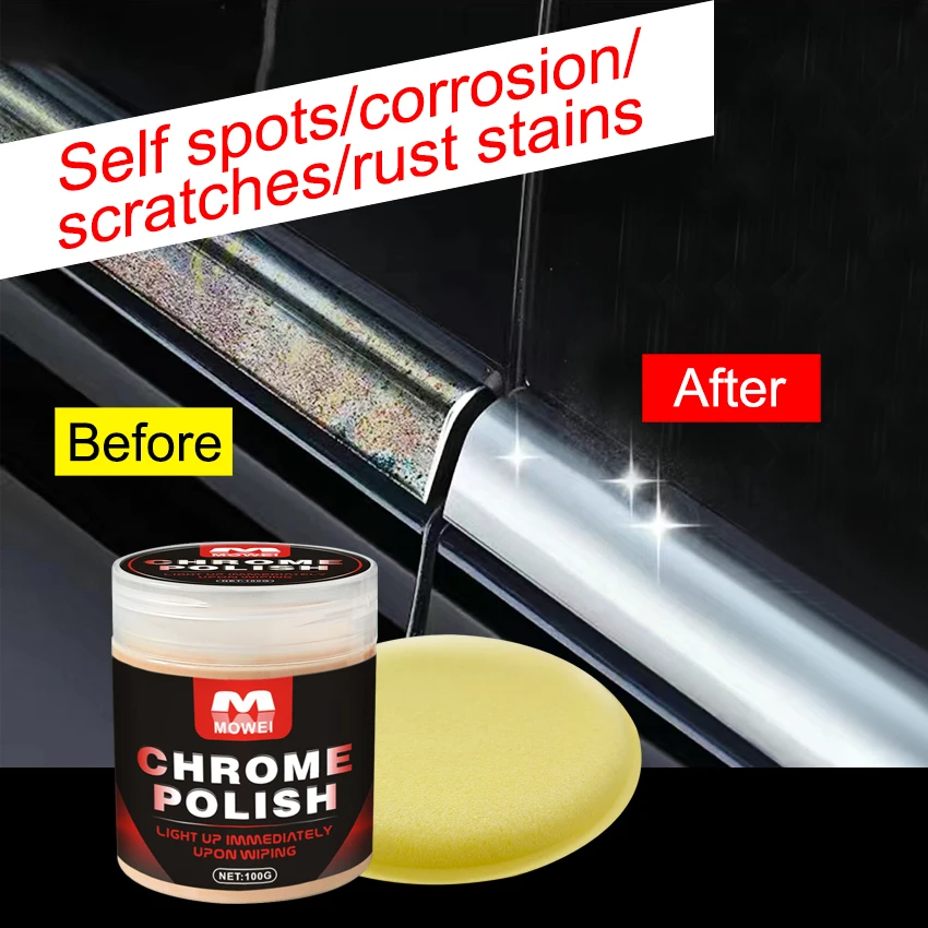 Chrome Restore High Hardness Diamond Polish Paste Oxidation Repair Refurbishment For Car Window Metal Removal