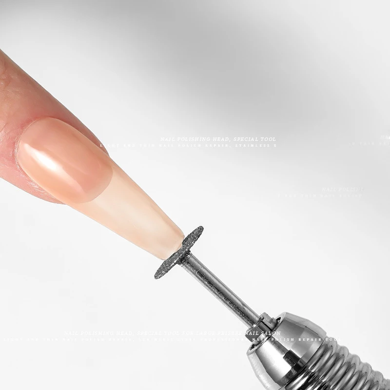 Disco de platillo volador, cabezal de molienda, amoladora, cortador de cutículas, herramientas de Arte de uñas, brocas de pulido de uñas, accesorios de taladro, herramienta de manicura