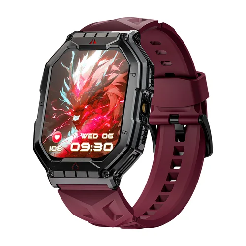 LOKMAT Ocean 3 Pro reloj inteligente deportivo resistente Fitness relojes inteligentes impermeables Monitor de ritmo cardíaco reloj con pantalla completamente táctil