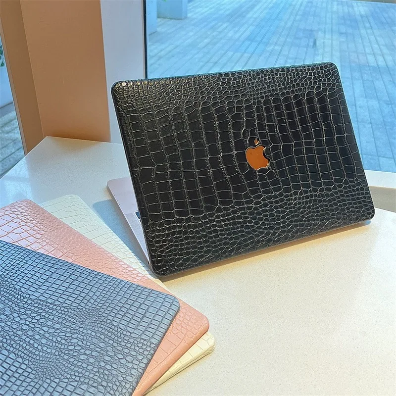 Etui na Macbook Neo Air M4 13 cali M3 Pro Pasuje do M5 15 cali Mac Hard Shell Retina A2681 Pokrowiec na laptopa Wzór krokodyla 2026 — zdjęcie produktu 4