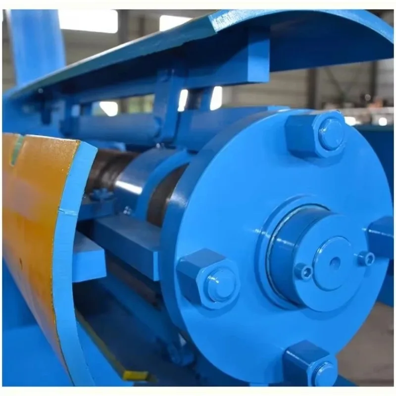 Chrome Plated Double Decoiler Slicer Hydraulic Metal Sheet Coil Automatic Uncoil Machine Bearing 380V/50HZ/3PH 3-Year Warranty