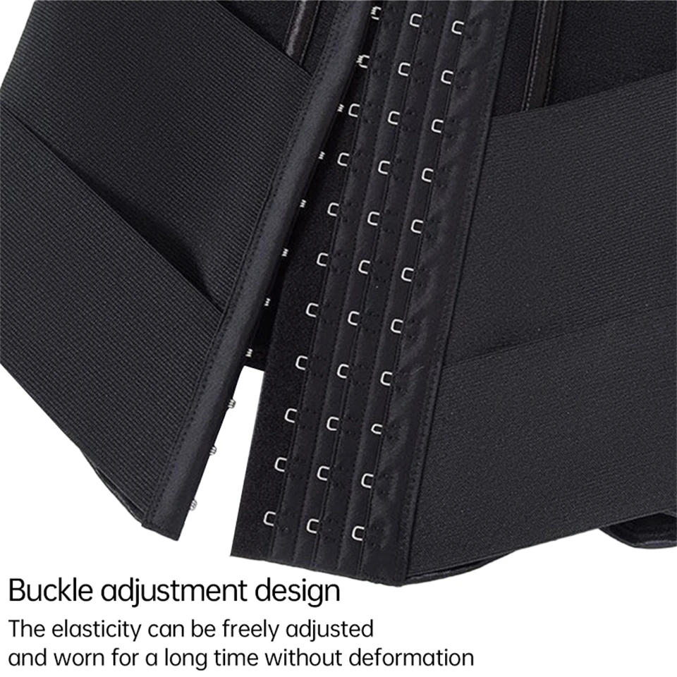 Becirzet Hochelastischer Taillentrainer für Frauen, Körperformer, Bauchkontraktion, Front-U-Bruststütze, Reduktionsgürtel – Detail 14