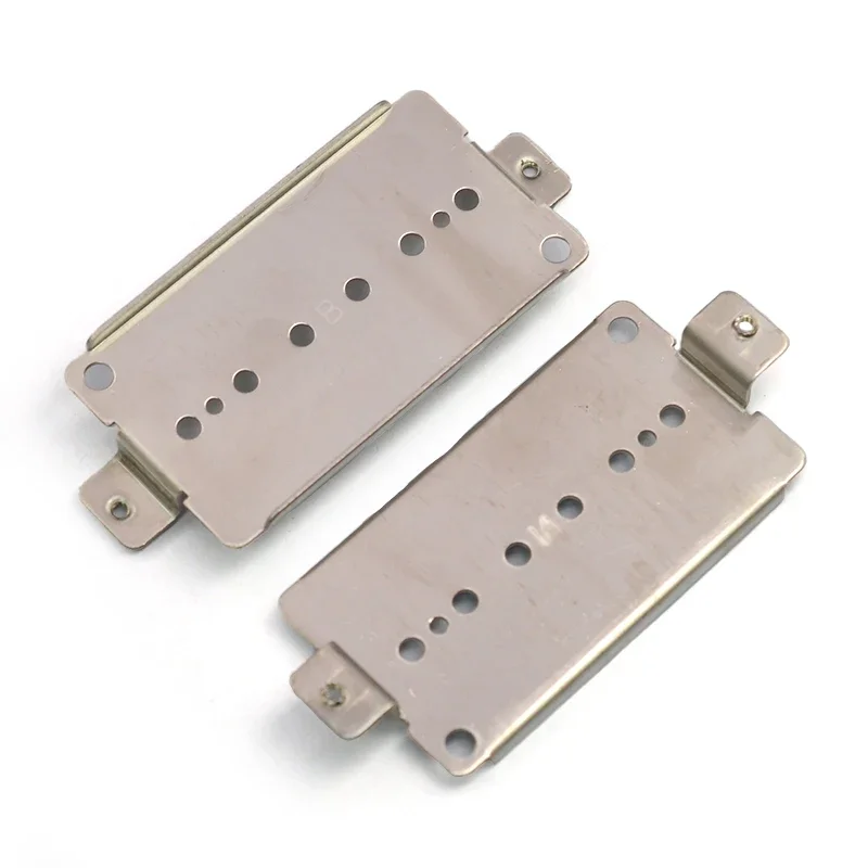 2Pcs Kupfer-Nickel Legierungen 6-String Pickup Grundplatte Humbucker Kupfer Grundplatte 50/52MM Elektrische Gitarre Pickup Grundplatte teile