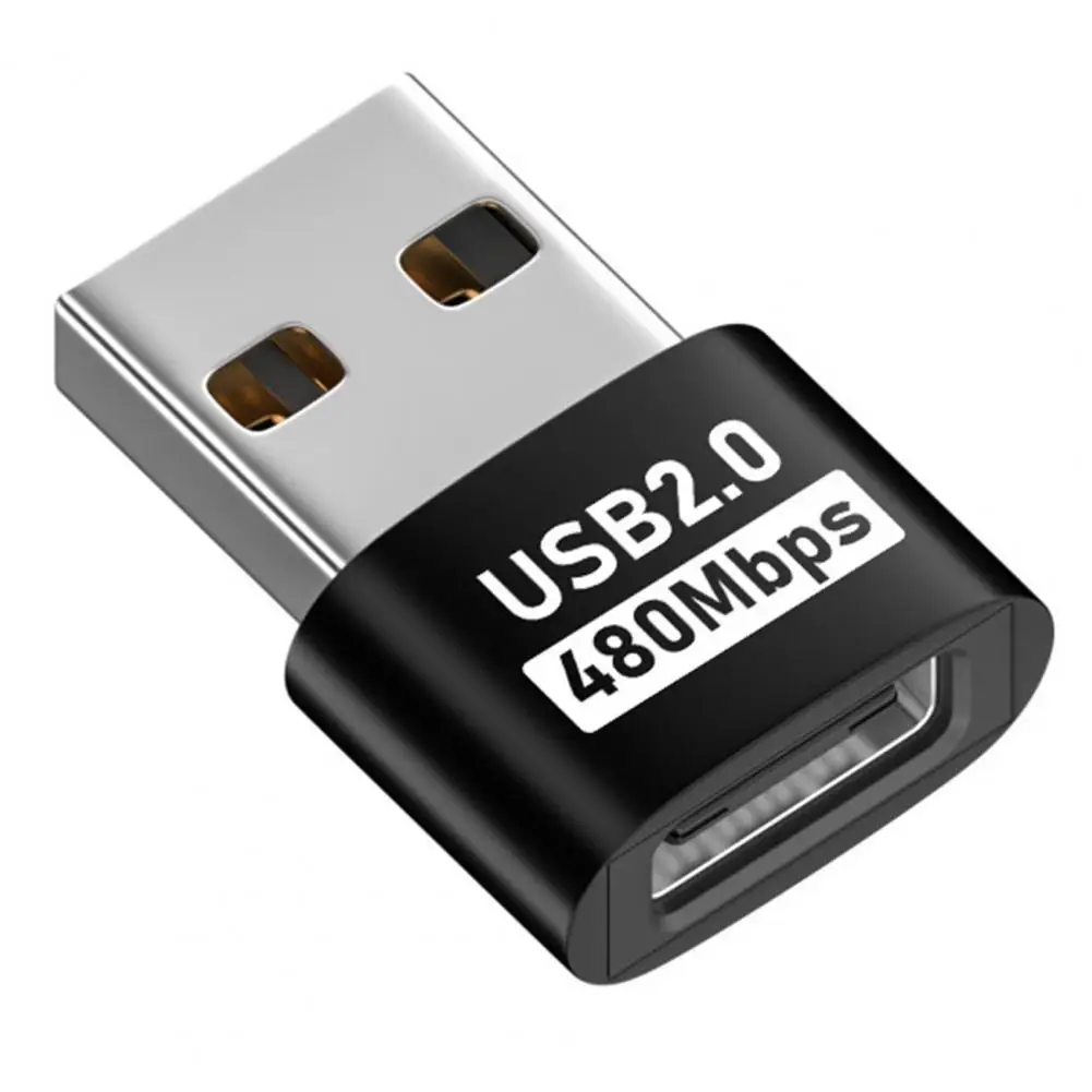 Adaptador hembra tipo c Usb a tipo c de alta velocidad, adaptador de carga de transferencia de datos para teléfono y tableta, 2,0