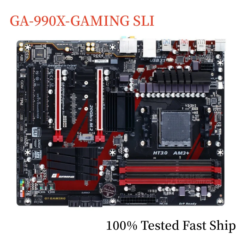 

For Gigabyte GA-990X-GAMING SLI Motherboard 990X 64GB Socket AM3+ DDR3 ATX Mainboard 100% Tested Fast Ship